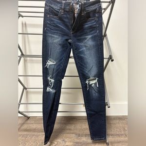 American Eagle EUC next level stretch jeggings 4